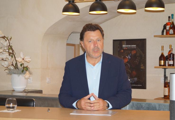 Florent Morillon, président de l'interprofession du cognac