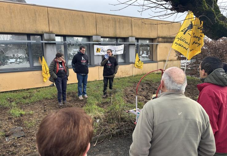 La mobilisation s'est tenue mercredi matin à Poitiers.